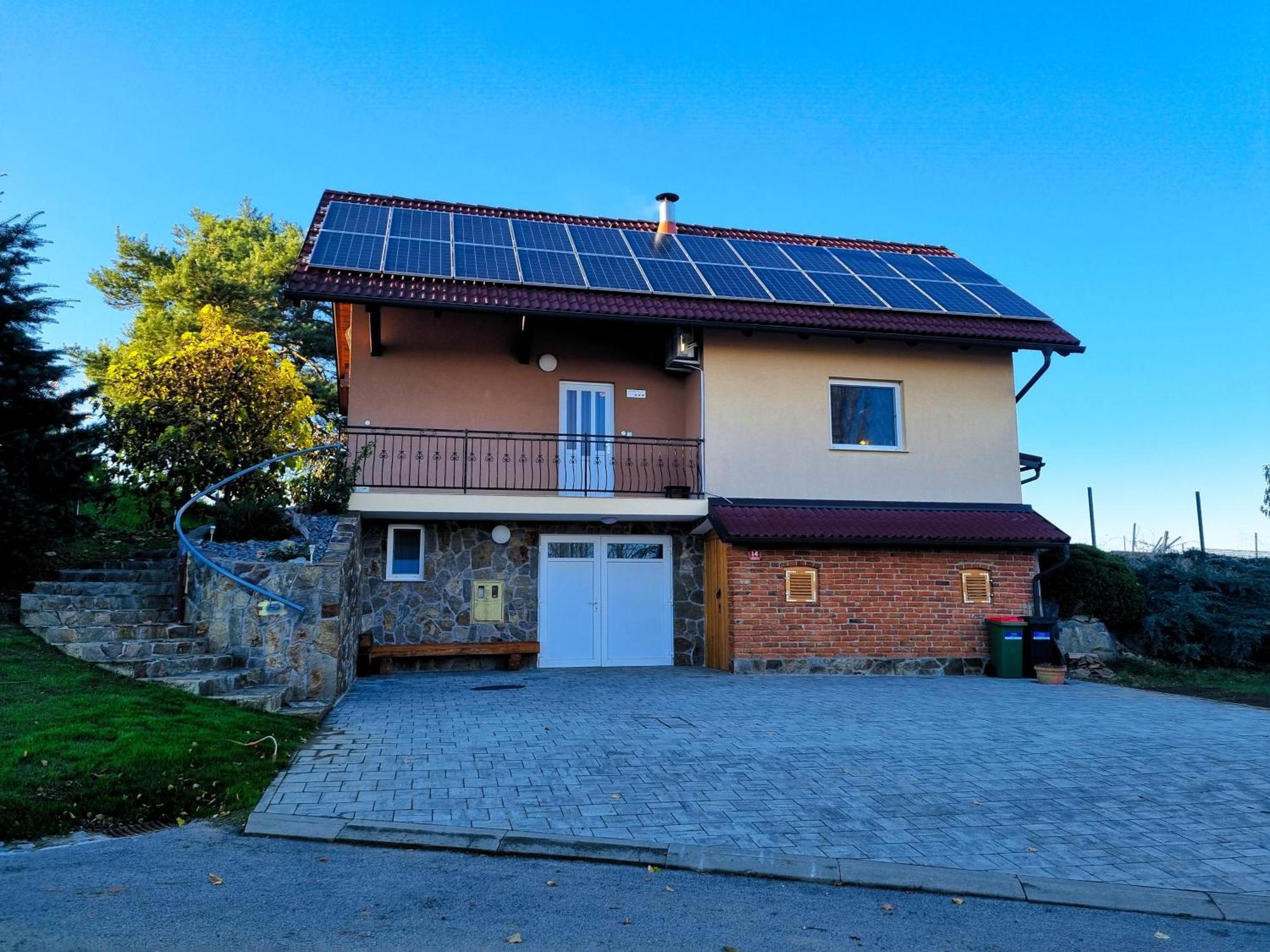 Pocitniska Hisa Soncni Vrh Vila Spodnji Ivanjci Exterior foto